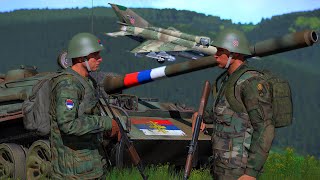 SERBIA VS CROATIA - KORIDOR 92' - Arma 3 Realistic gameplay 4K