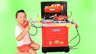 Service Station Toys Unboxing And Playing Fun With CKN