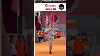 Little Chinese Girl Shows her SHAOLIN KUNGFU Skills #Shorts #kungfugirl #martialartstraining