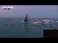 l arrivo alla vendee globe di charlie dalin the arrival of the king vendeeglobe