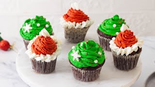 CHRISTMAS CUPCAKES: BEAUTIFUL and DELICIOUS to serve during the holidays! 🎅🏻