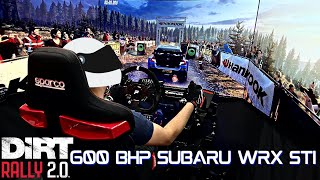 INSANE Run in 600 BHP Subaru | DiRT Rally 2.0 | Fanatec CSL DD
