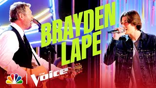 Brayden Lape's Best Performances | NBC's The Voice 2022