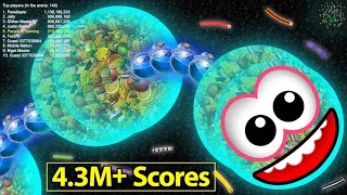 today very hungry / highest score in the World Worms zone io Magic  Slither Best Rắn Săn Mồi game
