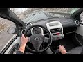 2011 citroen c1 1.0 i 68hp 0 100 pov test drive 1919 joe black