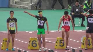 男子100m_決勝_第33回北海道高校新人陸上20170914