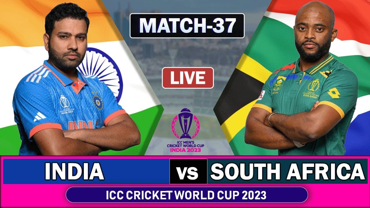 INDIA Vs SOUTH AFRICA Match 37 Live SCORES | ICC CRICKET WORLD CUP ...