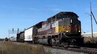 KCS/BNSF Double DPU! CPKC 230 with CP 7012 Leading! Ayr Ontario Canada October 5, 2024