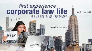 MY FIRST EXPERIENCE IN A BIG LAW FIRM | Do I want to be a lawyer after this? Pt 1 ☕️📝👩🏽‍💻💼
