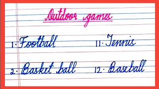 indoor and outdoor games name|outdoor games|outdoor games name in english