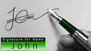 Unique signature \