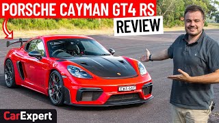 2023 Porsche Cayman GT4 RS (inc. 0-100km & braking) review: You need to hear this at 9000rpm!