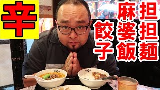 しっかり【辛い】担々麺　マーボー飯　餃子　おいしかったですっ