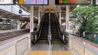 2X エスカレーター　JR中央線 三鷹駅