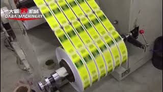 7 colors tower flexo printing machine for tea labels