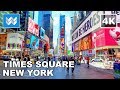 Walking tour of Times Square in Midtown Manhattan, New York City 【4K】 🗽 Walking tour of Times Square in Midtown Manhattan, New York City 【4K】 🗽