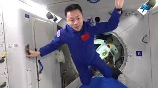 How spacious Tiangong Space Station (CSS) can be. Vlog by Shenzhou 14 astronaut Chen Dong.