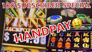 JACKPOT HANDPAY ON CLEOPATRA 2 * 400x BET BONUSES * 100 SUBSCRIBER SPECIAL