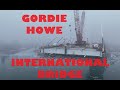 Foggy Gordie Howe International Bridge | Detroit, Michigan [4K]