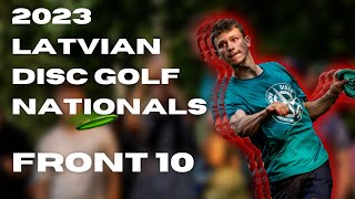 Latvijas Čempionāts Disku Golfā 2023 Pauku Priedes | MPO | Front 10  | Lead Card