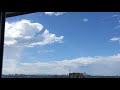 夏の終わりの空【タイムラプス】湧き上がる雲 雨のカーテン