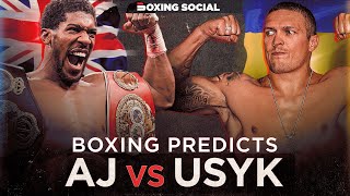 BOXING PREDICTS: AJ or Usyk? | Tony Bellew, John Fury, Groves, McGuigan, Joyce, Davison \u0026 Sauerland