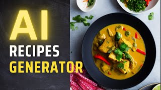 AI Recipes Generator Tutorial (FREE)