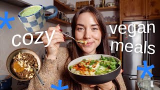 Cozy and Easy Vegan Meals | What I Eat in a Day