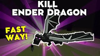 DEFEAT Ender Dragon QUICKLY: Ultimate Guide on How to kill the ENDER DRAGON in Minecraft  1.21