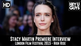 Stacy Martin Premiere Interview - High Rise