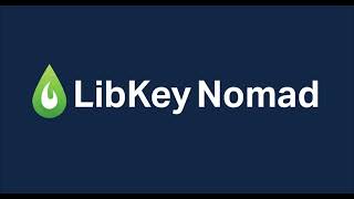 LibKey Nomad Installation
