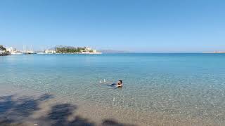 Datca bech walking. Turkey Mugla. Mediterranean sea