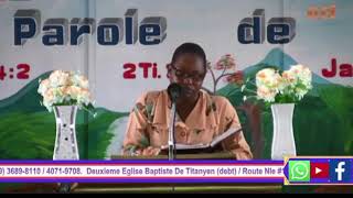 2eme Eglise Baptiste De Titanyen Live Stream