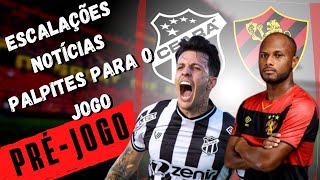 EP 499 - Pré-Jogo Ceará x Sport - Copa do Nordeste 2023 | Sport Em Tática
