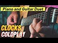 Coldplay - Clocks | Emotional Piano and Guitar Rendition cover