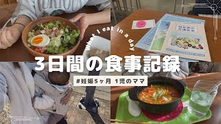 【食事記録】妊婦健診前なのに体重増加/ 食欲がおさまらない妊娠中期/ 体重管理難しすぎる😿