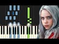 Billie Eilish - "Ocean Eyes" Piano Tutorial - Chords - How To Play - Cover