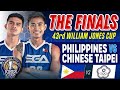 🔴Philippines vs Chinese Taipei-A LIVE Play by Play Reaction | 43rd William Jones Cup Championship