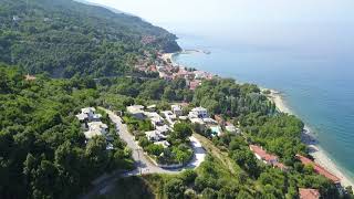 Agios ioannisת Pelion Greece, June 2018 from a drone