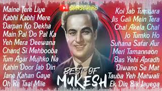 Best of Mukesh | Mukesh Special | Evergreen Songs