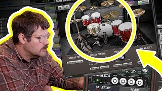 Kurt Ballou dialing in drum samples on Converge 