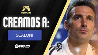 FIFA 23 LIONEL SCALONI FACE MODO CARRERA CAREER MODE