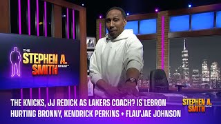 The Knicks, JJ Redick as Lakers coach? Is LeBron hurting Bronny, Kendrick Perkins + Flau'Jae Johnson