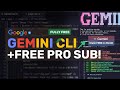Gemini CLI + NEW 4-Month Free Pro Sub: Google's Alternative to Claude Code is HERE!