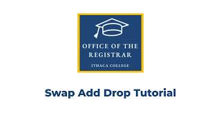Swap Add Drop Tutorial