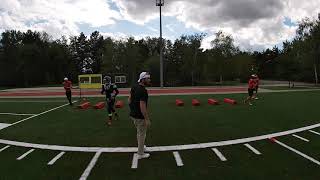 AIRBORNE BERLIN PASSING ACADEMY QB BAG DRILLS