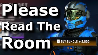 A message to 343 - Please read the room about Halo Infinite's in game store
