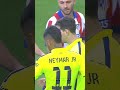 neymar provokes atletico madrid players😂