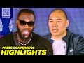 Deontay Wilder vs Zhilei Zhang • Final Press Conference Highlights & Face Off Video