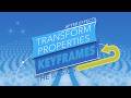 After Effects Basics: The Five Basic Transform Properties & Keyframes